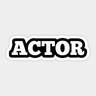 Actor - Cool Sticker